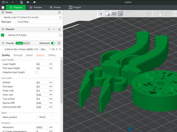 CIA 3D modeling and 3D printing